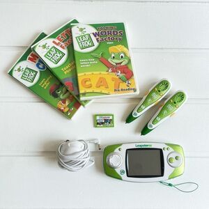 Leap Frog Kid's 3pc Learning DVD Collection and LeapsterGS Learning Game Bundle